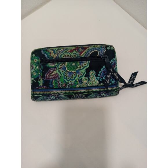 Vera Bradley Zip Around Turn Lock Wallet - Picture 4 of 8